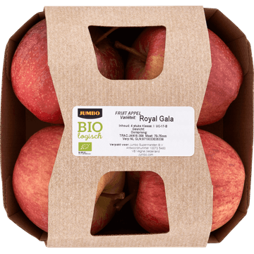 Jumbo Biologisch Appel Royal Gala 4 Stuks