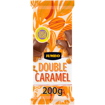 Jumbo Melkchocolade Double Caramel 200 g