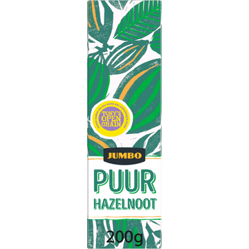 Jumbo Chocolade Puur Hazelnoot 200 g