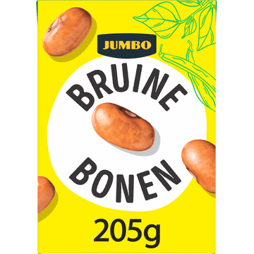 Jumbo Biologische Bruine Bonen 205 g