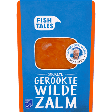 Fish Tales Sockeye Gerookte Wilde Zalm 100 g