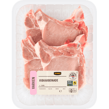 Jumbo Ribkarbonade Varken 4 Stuks