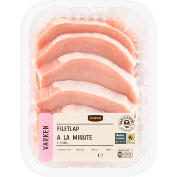 Jumbo Filetlap a la Minute Varken 5 Stuks