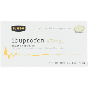 Jumbo Ibuprofen 400mg Capsule 20 Stuks