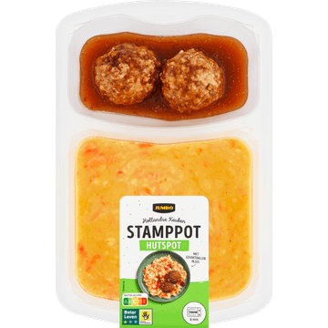 Jumbo Stamppot Hutspot met Gehaktballen in Jus 500 g