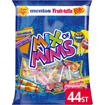 Fruittella Mix of Mini's Vegan Uitdeelzak 44 stuks