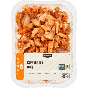 Jumbo Voorgegaard Kipreepjes BBQ 135 g