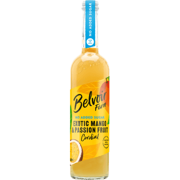 Belvoir Farm Exotic Mango & Passion Fruit Cordial 500 ml