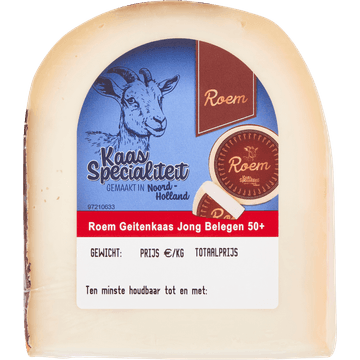 Roem Geitenkaas Jong Belegen 50+ ca. 300g