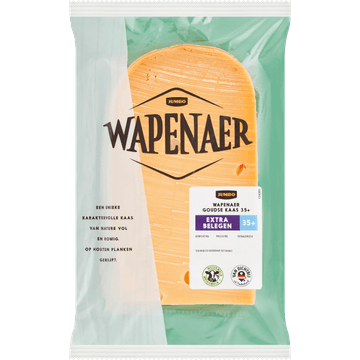 Wapenaer Goudse Kaas Extra Belegen 35+ Plakken ca. 175 g