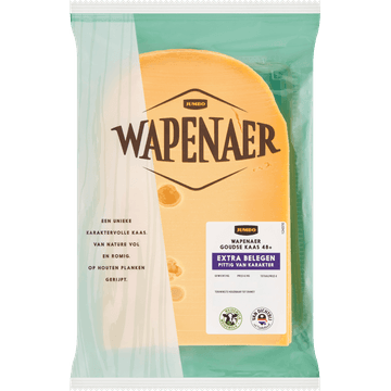 Wapenaer Goudse Kaas Extra Belegen 48+ Plakken ca. 200 g