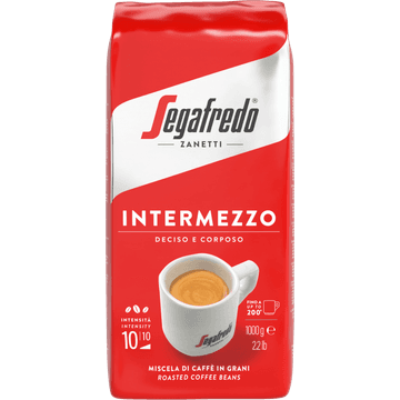 Segafredo Zanetti Intermezzo Roasted Coffee Beans 1000 g