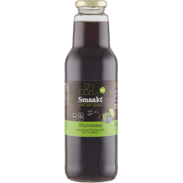 Smaakt Bio Druivensap 750 ml