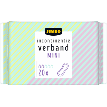 Jumbo Incontinentieverband Mini 20 Stuks