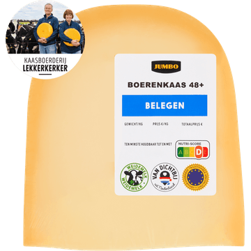 Jumbo Boerenkaas 48+ Belegen Stuk ca. 450 g