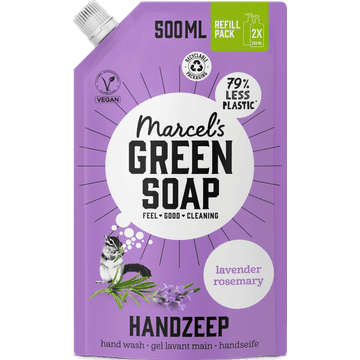 Marcel’s Green Soap handzeep Lavendel & Rozemarijn navulling - 500ml