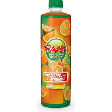 RAAK Vruchtensiroop Sinaasappel 0,75 L