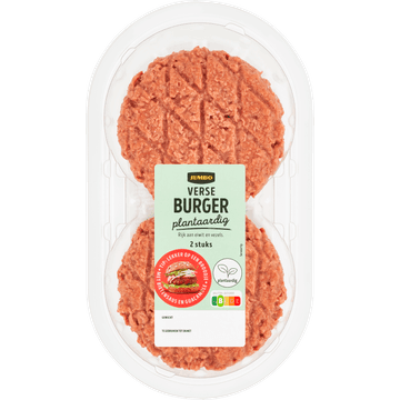 Jumbo Verse Burger Plantaardig 2 Stuks
