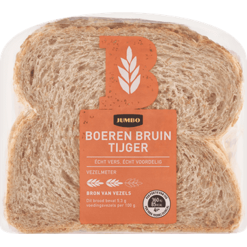 Jumbo - Boeren Tijgerbrood Bruin - Half