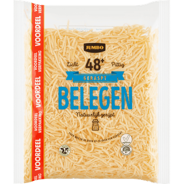 Jumbo Geraspte Kaas Belegen 48+ Voordeelverpakking 500 g