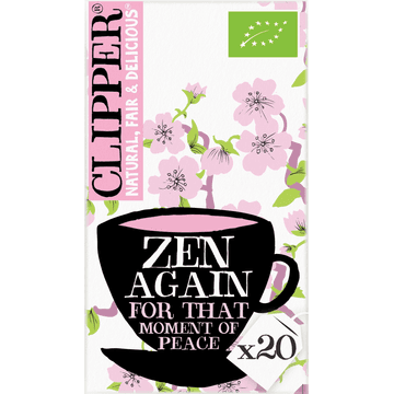 Clipper Zen Again Organic Lemongrass, Eucaluptus & Ginkgo Infusion 20 Stuks 35 g