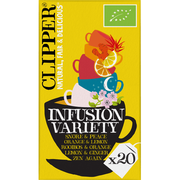 Clipper Infusion Variety 20 Zakjes 38 g