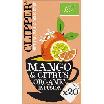 Clipper Mango & Citrus Organic Infusion 20 Stuks 36 g