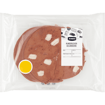 Jumbo Runderlever Gelardeerd ca. 100g