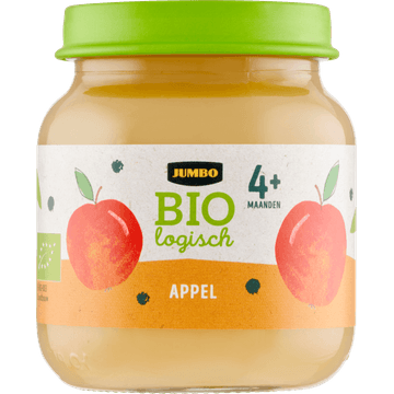 Jumbo Babyvoeding Biologisch Appel 4+ Maanden 125 g