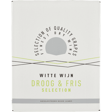 Jumbo Huiswijn - Witte Wijn - Droog & Fris - Selection - 3L