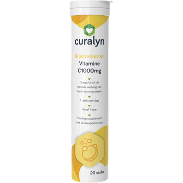 Curalyn Vitamine C 1000MG Bruistabletten 20 Stuks