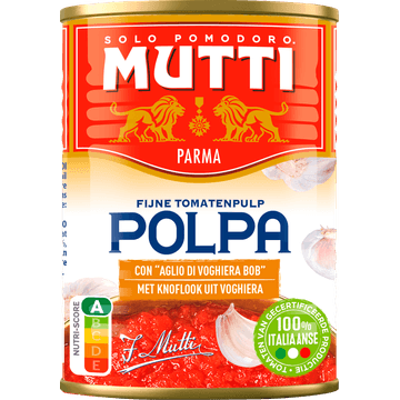 Mutti Polpa di Pomodoro Knoflook 400g