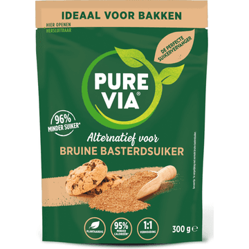 Pure Via Alternatief voor Bruine Basterdsuiker 300 g
