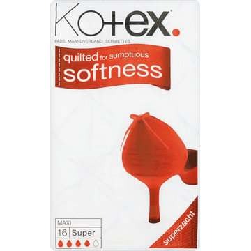 Kotex® Maxi Maandverband Super 16 Stuks