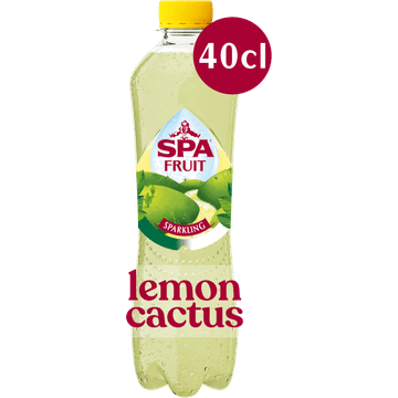 SPA FRUIT Bruisende Fruitige Frisdrank Lemon Cactus 40 cl
