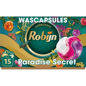 Robijn Collections 3-in-1 Wascapsules Color Paradise Secret 15 Wasbeurten