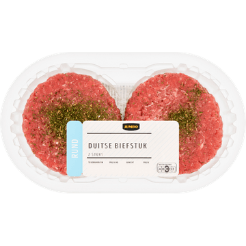 Jumbo Duitse Biefstuk 2 Stuks