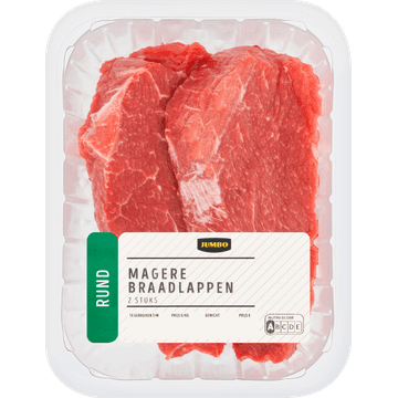 Jumbo Rund Magere Braadlappen 2 Stuks ca. 350 g