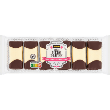 Jumbo Reuze Mergpijpen met Frambozenvulling 350 g