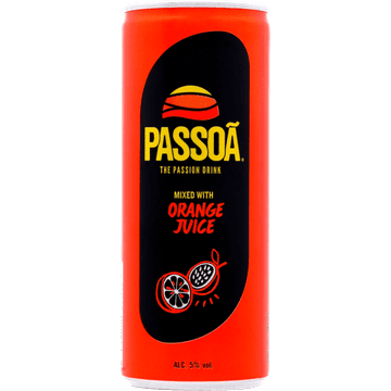 Passoã - Mixed with Orange Juice - 250ML