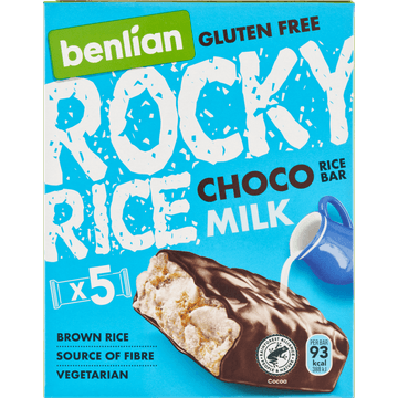Rocky Rice Choco Milk Rice Bar 5 x 18 g