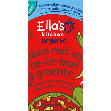 Ella's Kitchen Pasta met een heleboel groente 8+ biologisch 190 g