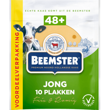 Beemster Jong Plakken Voordeelverpakking 250 g