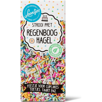 Leentjes Strooi Pret Regenboog Hagel 50 g
