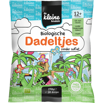 De Kleine Keuken Biologische Dadeltjes Zonder Sulfiet 12+ Maanden 140 g