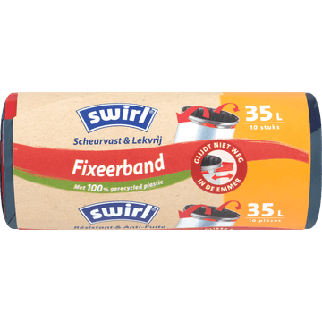 Swirl Vuilniszakken met Fixeerband 35 liter 10 stuks