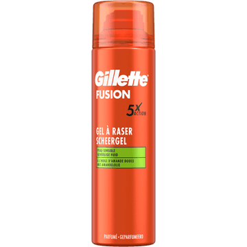 Gillette Fusion Scheergel Sensitive, 200ml