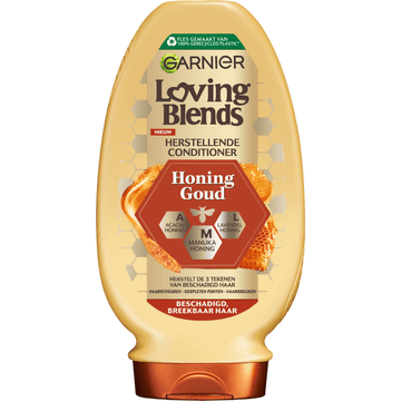 Garnier Loving Blends - Conditioner - Honing Goud - Beschadigd of Breekbaar Haar - 250 ml