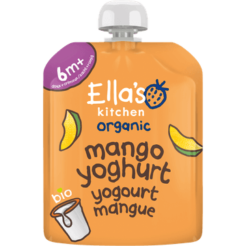Ella's Kitchen Mango yoghurt 6+ biologisch 90 g
