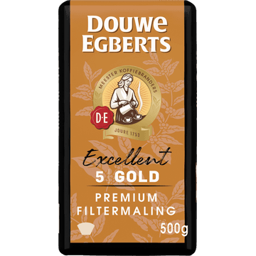 Douwe Egberts Excellent Gold Filtermaling 500 g